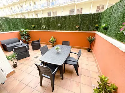 Un balcón o terraza de Yellow Apartment Lloret