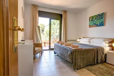 Cama o camas de una habitación en Montgrí 27