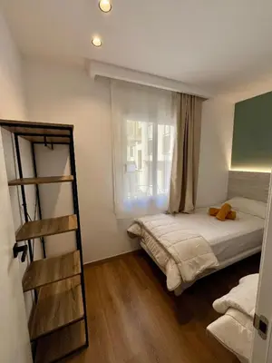 Cama o camas de una habitación en Encantador apartamento en Lloret de Mar