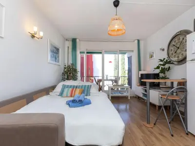 Cama o camas de una habitación en Apartment Jac by Interhome