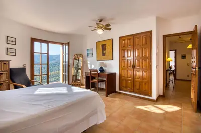 Cama o camas de una habitación en Villa Torre Gavarres