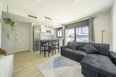 Zona de estar de HomeHolidaysRentals Kala - Costa Barcelona