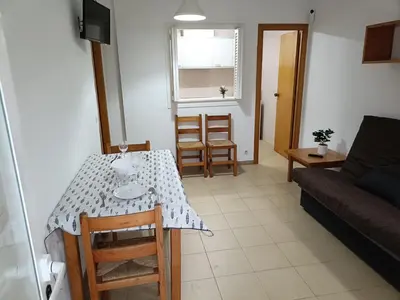 Cama o camas de una habitación en APCOSTAS Els Pins Lotus