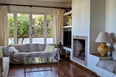 Zona de estar de Casa perfecta con vistas al Mar