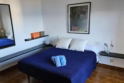 Cama o camas de una habitación en Casa perfecta con vistas al Mar