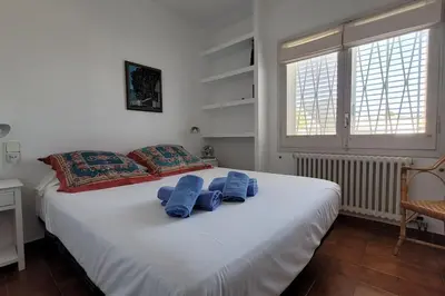 Cama o camas de una habitación en Casa perfecta con vistas al Mar