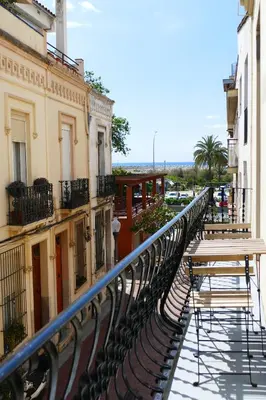 Un balcón o terraza de La Llar de la Kim, ideal familias