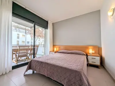 Cama o camas de una habitación en Apartamento En el Port d'Aro by Host&Joy
