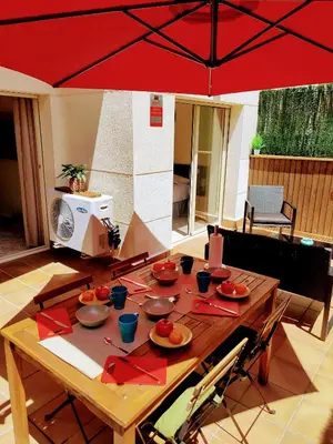 Zona de estar de The Astrid Apartment