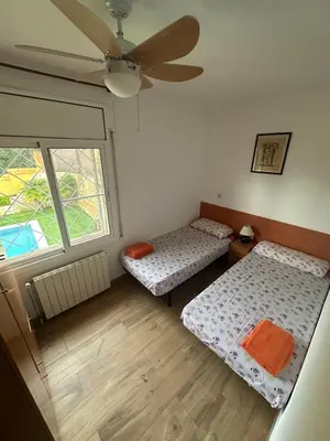 Cama o camas de una habitación en Mar i Muntanya