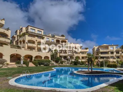 Piscina en o cerca de Apartamento con vistas al mar en S'agaró