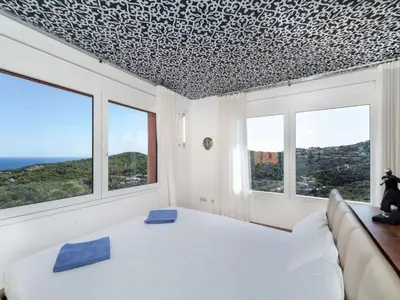 Cama o camas de una habitación en Holiday Home Jandalo Berria by Interhome