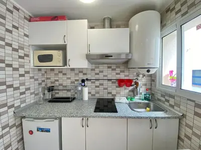 Una cocina o zona de cocina en Apartment Sant Miguel