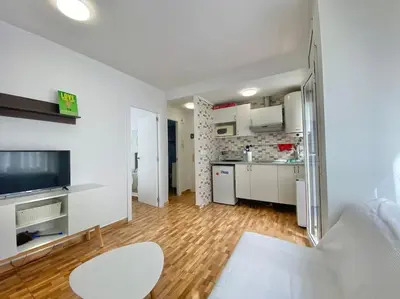 Una cocina o zona de cocina en Apartment Sant Miguel