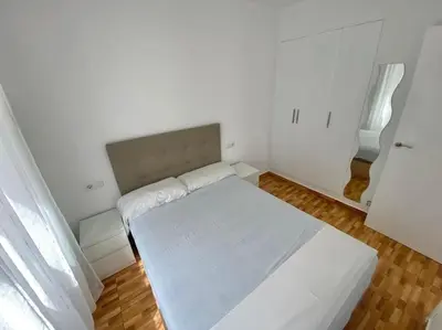 Cama o camas de una habitación en Apartment Sant Miguel