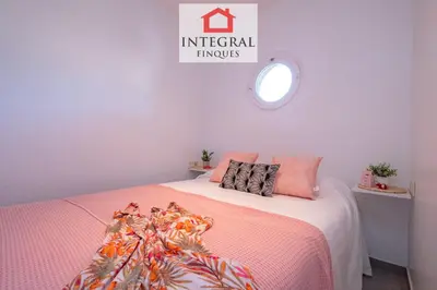 Cama o camas de una habitación en La Proa - Apartament La Fosca
