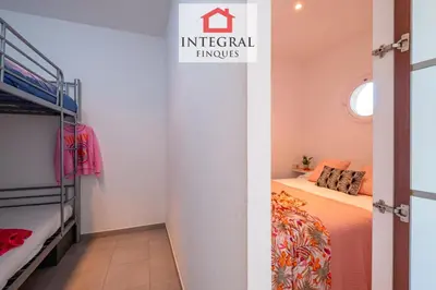 Cama o camas de una habitación en La Proa - Apartament La Fosca