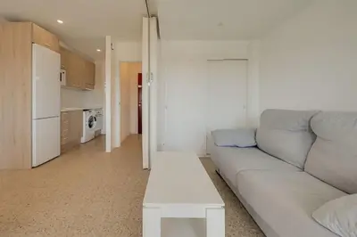 Una cocina o zona de cocina en Apartamentos Mediterrani