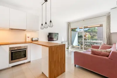Una cocina o zona de cocina en WELCS APARTAMENTO 155 PDA con piscina