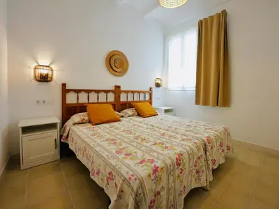 Cama o camas de una habitación en Mundet 2 Baix Terrassa CostaBravaSi