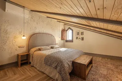 Cama o camas de una habitación en Mas Can Falqués
