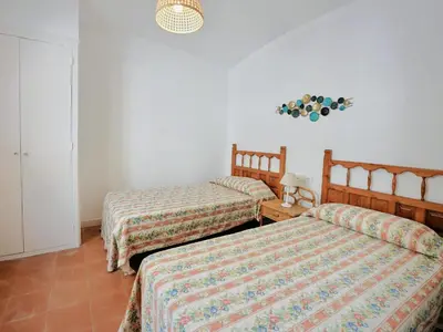 Cama o camas de una habitación en Mundet 4 Dalt Terrassa CostaBravaSi
