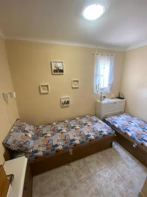 Cama o camas de una habitación en Piso moderno de diseño con terraza