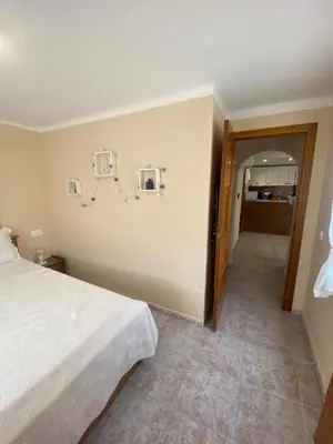 Cama o camas de una habitación en Piso moderno de diseño con terraza