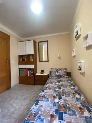Cama o camas de una habitación en Piso moderno de diseño con terraza