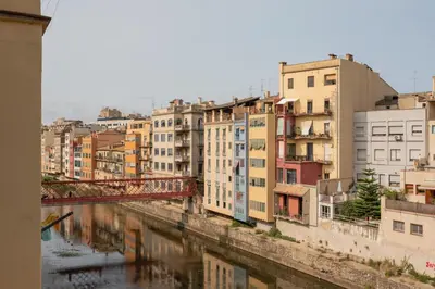 Vista general de Girona o vista desde el apartamento