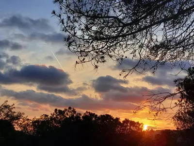 Amanecer o atardecer desde el hostal o pensión o alrededores