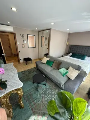 Cama o camas de una habitación en Piso de dos dormitorios con reforma de diseño