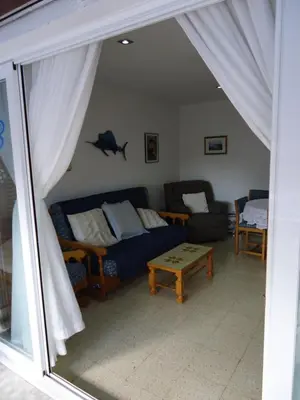 Zona de estar de brisa mar