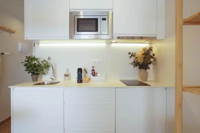 Una cocina o zona de cocina en Apple Beach Studio by BHomesCostaBrava