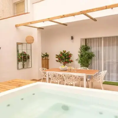 Casa para 8 personas con jardin