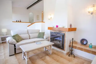 Zona de estar de CL12 Magnificent villa with beautiful sea views