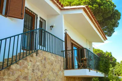 Un balcón o terraza de CL12 Magnificent villa with beautiful sea views