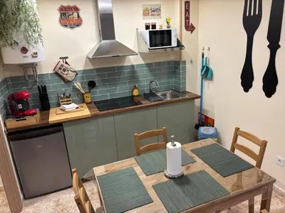 Una cocina o zona de cocina en Casa Ana- Apartmento Moderno Costa Brava