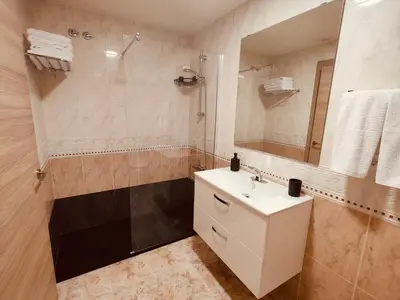 Un baño de Casa Ana- Apartmento Moderno Costa Brava