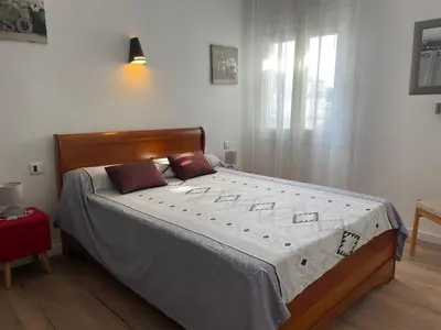 Cama o camas de una habitación en RECONNECTAR Blanes El Molí