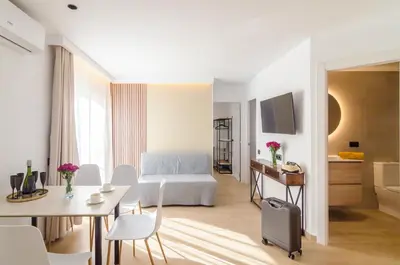 Zona de estar de Estupendo apartamento en Lloret de Mar
