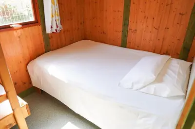 Cama o camas de una habitación en Camping Internacional Palamós