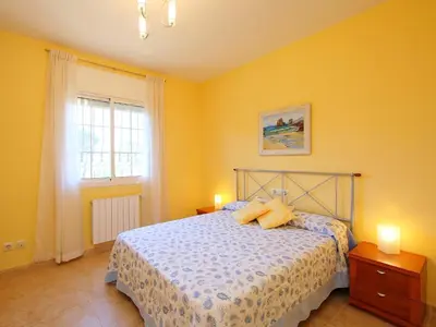 Cama o camas de una habitación en Holiday Home Marina by Interhome