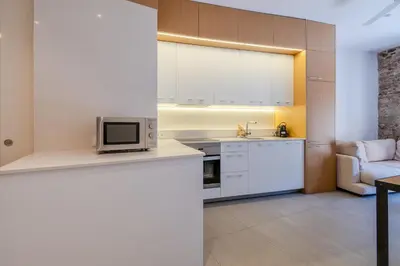 Una cocina o zona de cocina en Flateli Ballesteries 15