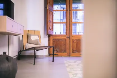 Una televisión o centro de entretenimiento en Flateli Ballesteries 15