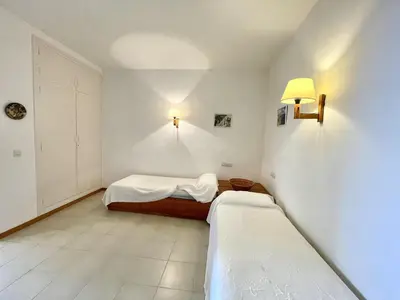 Cama o camas de una habitación en Sa Tuna Llevant