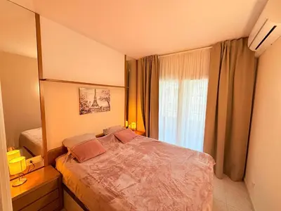 Cama o camas de una habitación en Sunset View Penthouse Unforgettable Getaway New in Lloret-de-Mar