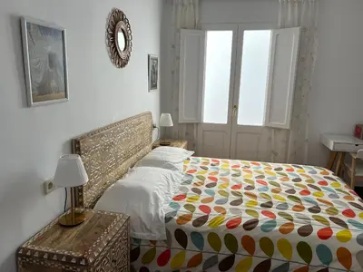 Cama o camas de una habitación en Apartment Old Town 100m from beach - 3 bedrooms