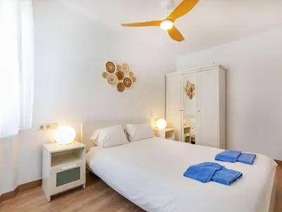 Cama o camas de una habitación en Apartment Marinada by Interhome