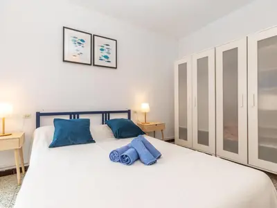 Cama o camas de una habitación en Apartment Gregal by Interhome